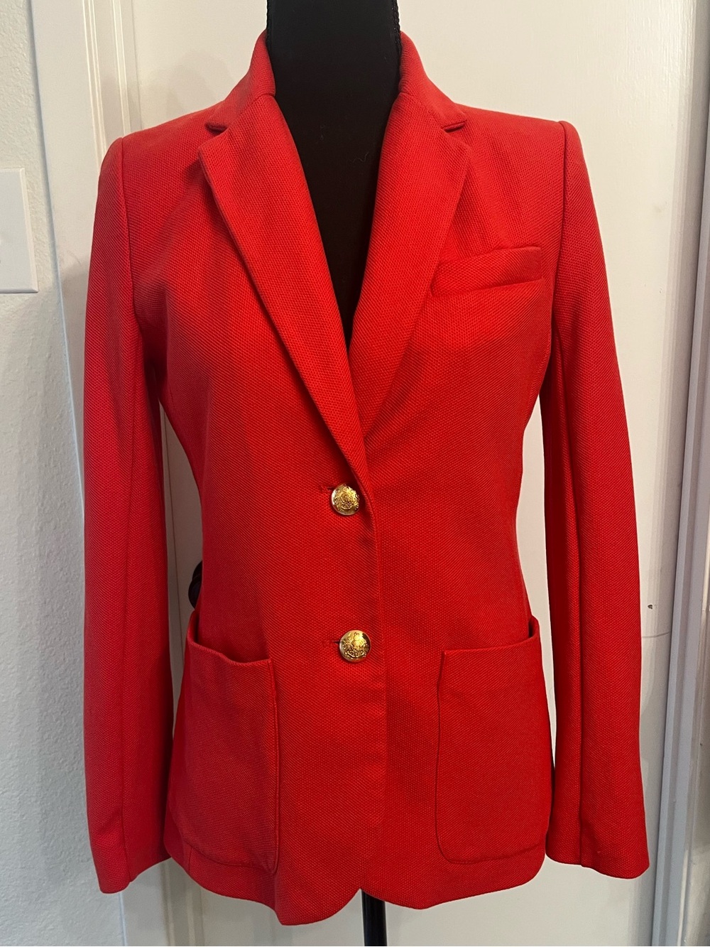 Lauren Ralph Lauren Red Blazer with Gold Buttons